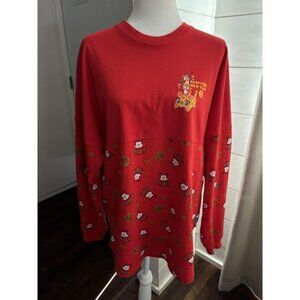 Disney Spirit Jersey Shirt Womens Medium Lunar New Year 2022 Tiger Chinese
